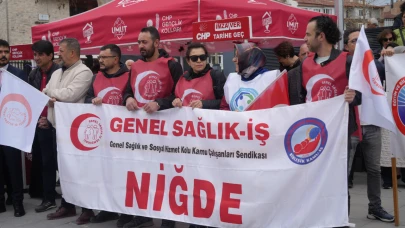 Niğde’de 1 Mayıs'ı halaylar çekerek kutladılar