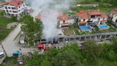 Zonguldak'ta depo yangını!