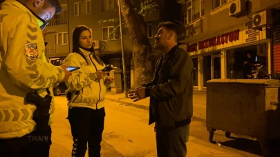 Bursa'da polisin alkollü sürücüyle imtihanı!