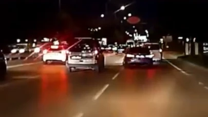 Bursa’da tehlikeli makas kamerada