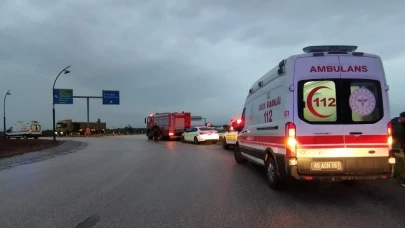 Manisa'da yolcu otobüsü şarampole yuvarlandı! 10 yaralı