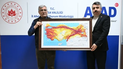 Başkan Yılmaz İl AFAD Müdürü Mehmet Buldan’ı ziyaret etti