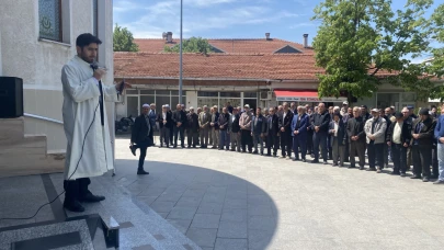 Yenice'de cuma namazı sonrası yağmur duası