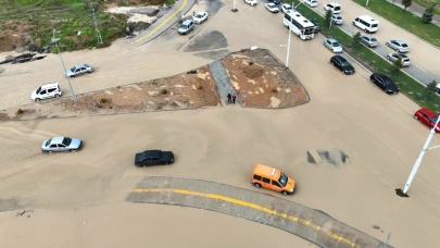 Malatya'da sağanak hayatı felç etti