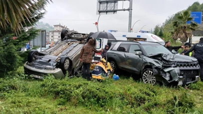 Rize’de trafik kazası: 1 ölü