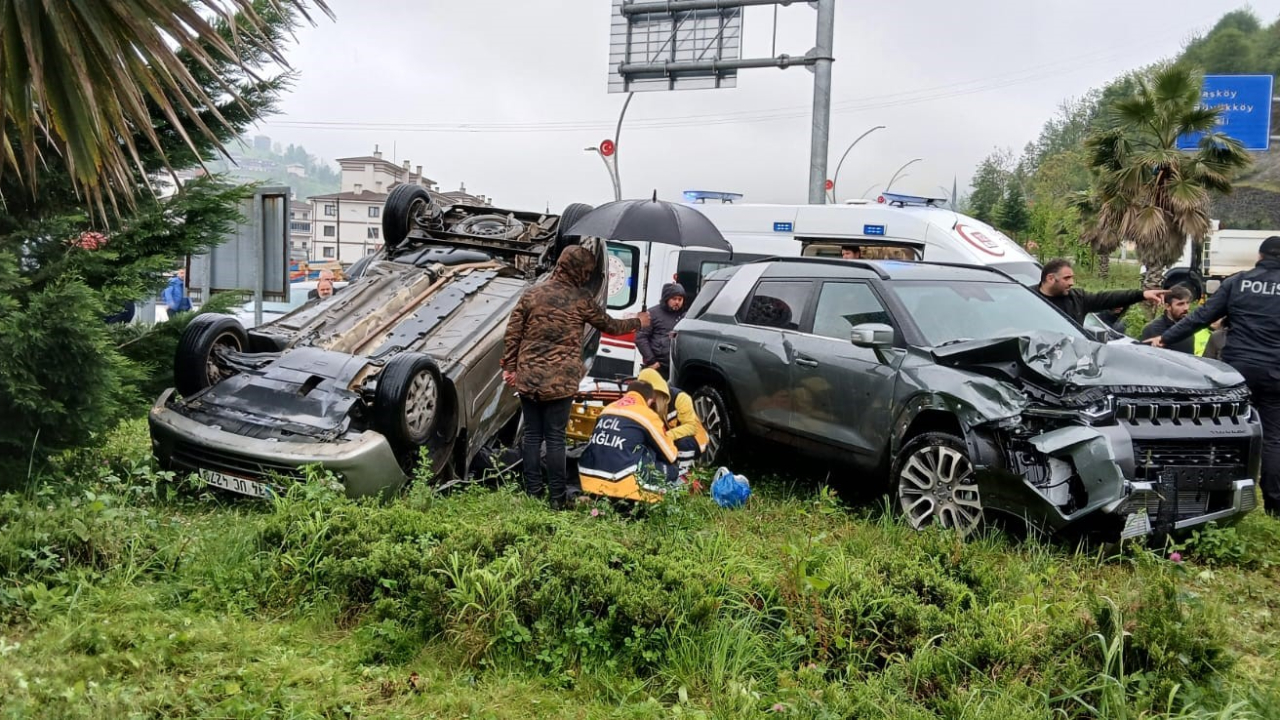Rize’de trafik kazası: 1 ölü