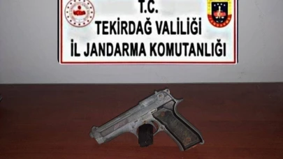 Tekirdağ'da jandarmadan ruhsatsız silah operasyonları