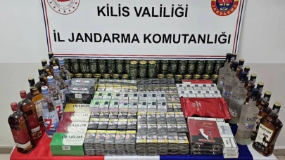 Kilis'te kaçakçılık operasyonu: 3 gözaltı