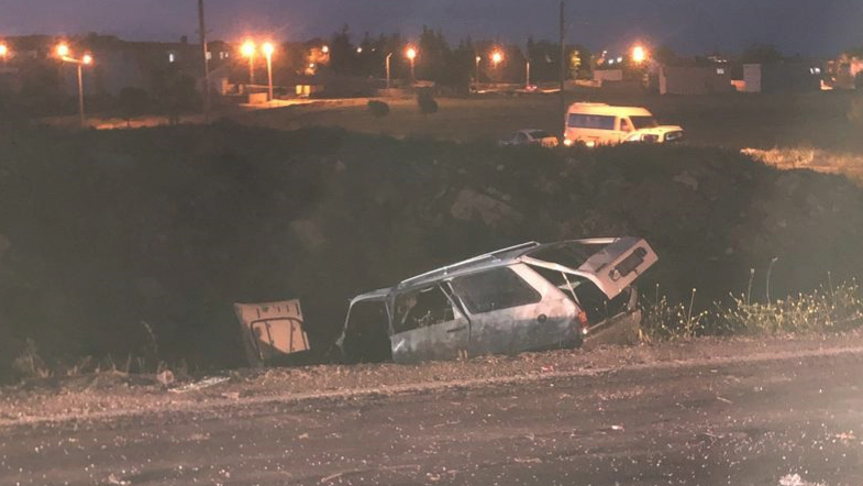 Gaziantep’te feci kaza! Kamyonet ile otomobil çarpıştı