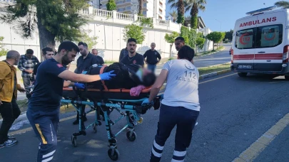 Kontrolden çıkan motosiklet ağaca çarptı! 1 ağır yaralı