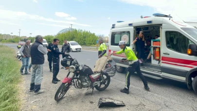 Tekirdağ'da beton mikseri ile motosiklet çarpıştı! 2 yaralı