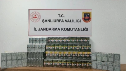 Şanlıurfa’da kaçakçılara operasyon! 980 paket gümrük kaçağı sigara ele geçirildi