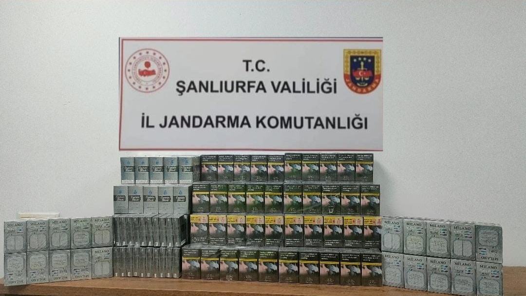 Şanlıurfa’da kaçakçılara operasyon! 980 paket gümrük kaçağı sigara ele geçirildi