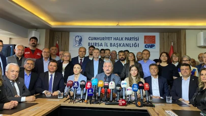 CHP Bursa'dan Özgür Özel'e yapılan saldırıya sert tepki!