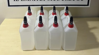 Sinop'ta 40 litre etil alkol ele geçirildi