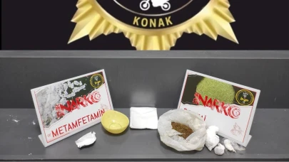 İzmir'de Konak Narkoalan'dan 7 ayrı adrese uyuşturucu operasyonu! 6 tutuklama