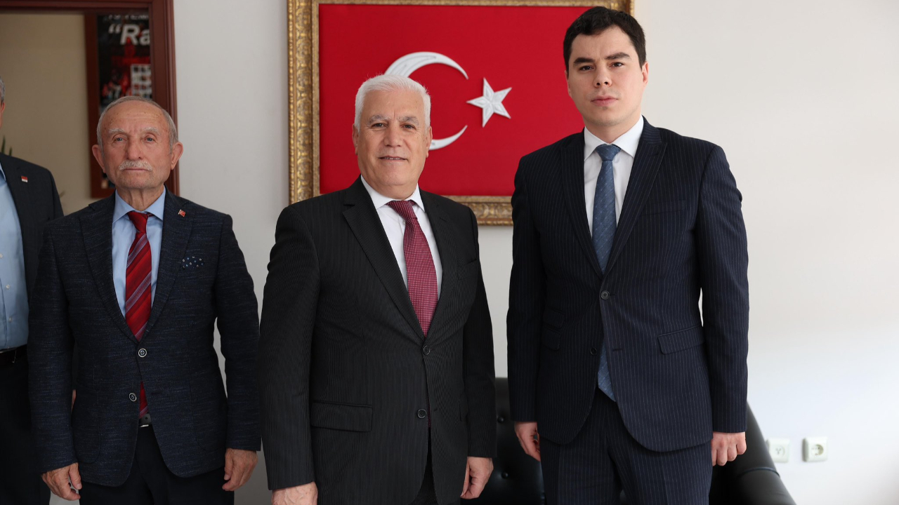 Başkan Bozbey'den Orhaneli Kaymakamı Muhammed Furkan Tuna'ya ziyaret