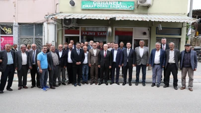 Başkan Bozbey'den Orhaneli Ziraat Odası'na ziyaret