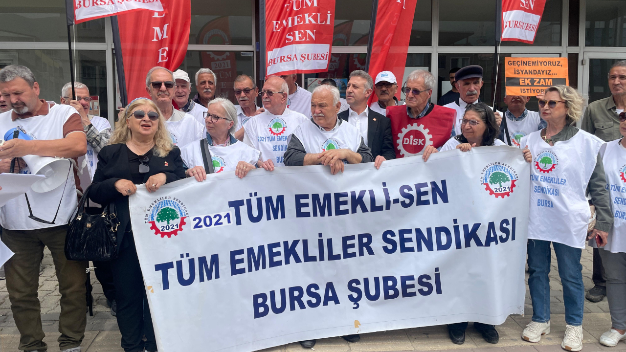 2021 Tüm Emekliler Sendikası Bursa Şubesi: "TÜİK rakamları yalan yoksulluk gerçek"