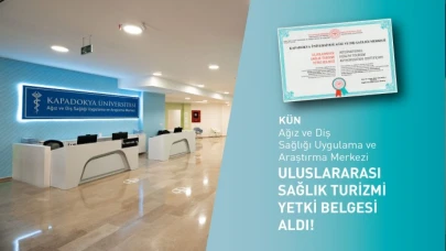 KÜN Uluslararası Sağlık Turizmi Yetki Belgesi aldı