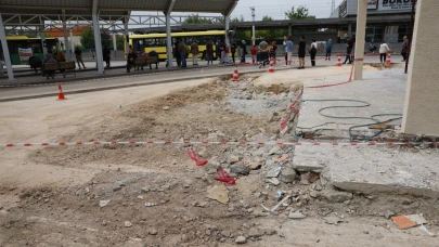 Bursa Otobüs Terminali’nde altyapı çalışmaları hızlandı