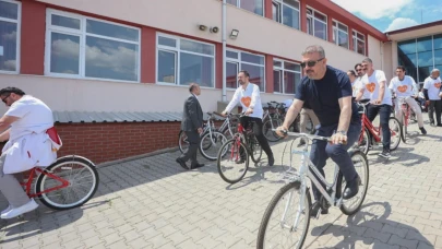 Sincan’da pedallar sağlık için çevrildi