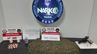 Yalova'da uyuşturucu operasyonunda 2 tutuklama
