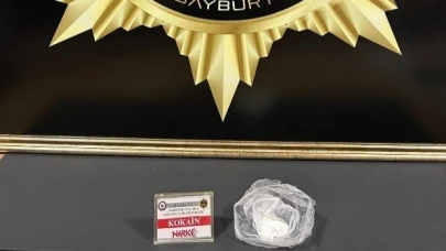 Bayburt’ta 16,96 gram kokainle yakalanan şüpheli tutuklandı