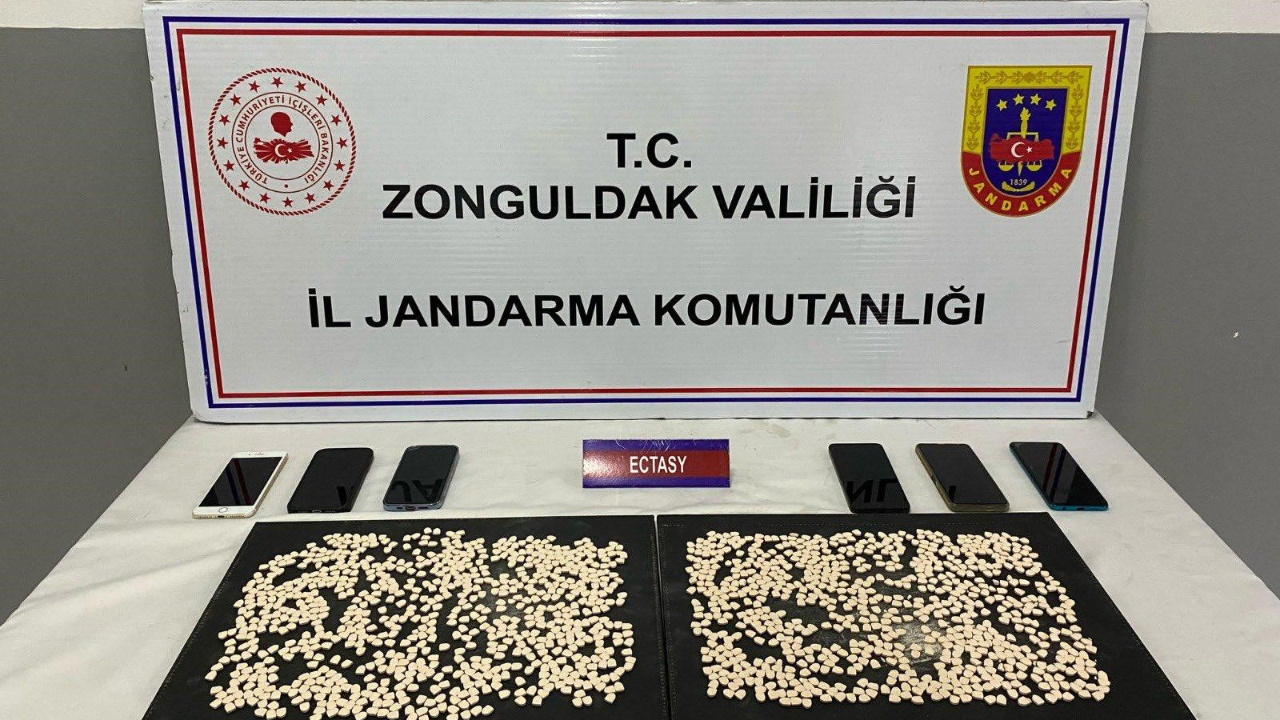 Zonguldak'ta uyuşturucu operasyonunda 4 tutuklama