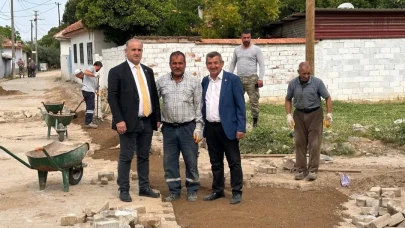 İncirliova Belediyesi’nden ücretsiz yol tamiratı desteği