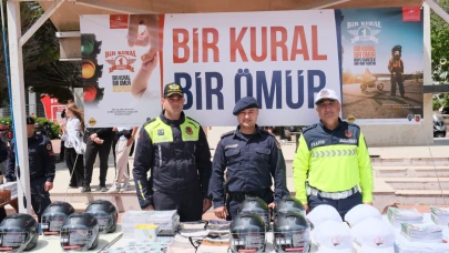 Bozcaada'da güvenli sürüş eğitimi verildi