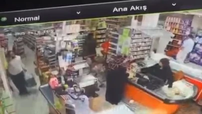 Müşteri kılığında markete girdi 4 koli kahve çaldı!