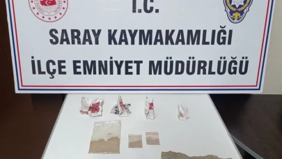 Tekirdağ’da peçeteye emdirilmiş uyuşturucu madde ele geçirildi