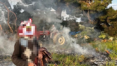 Orman sınırında ateş yakan 2 kişiye para cezası kesildi