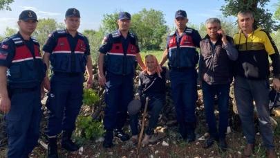 Aydın'da alzheimer hastası kayıp yaşlı kadını jandarma buldu