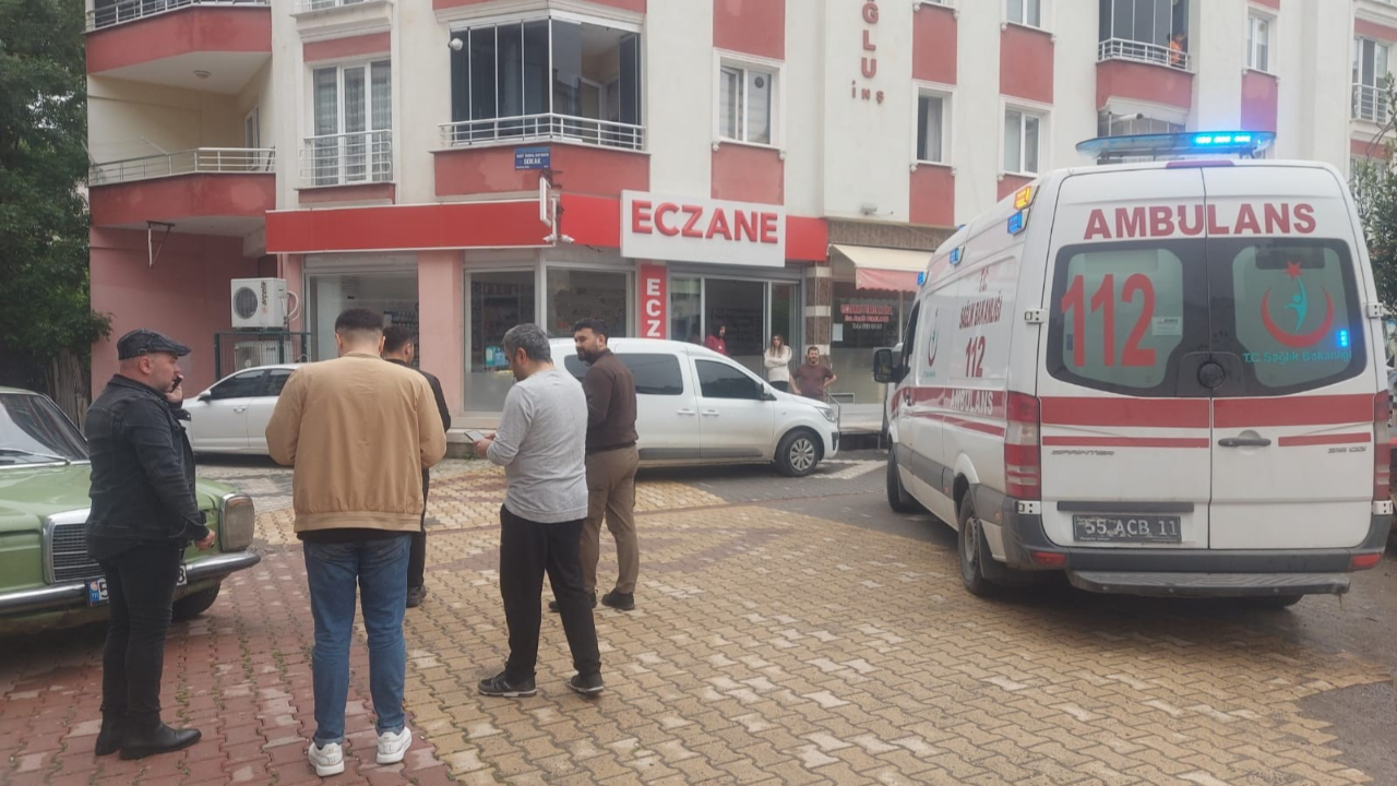 Samsun'da yalnız yaşayan kadın 4'üncü kattan düştü