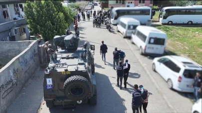 Batman’da zehir tacirlerine büyük darbe! 15 adrese eş zamanlı baskın