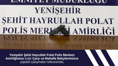 Bingöl’de ruhsatsız silah ele geçirildi