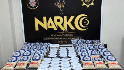Kilis'te 57 kilo esrar ele geçirildi! 2 şahıs tutuklandı