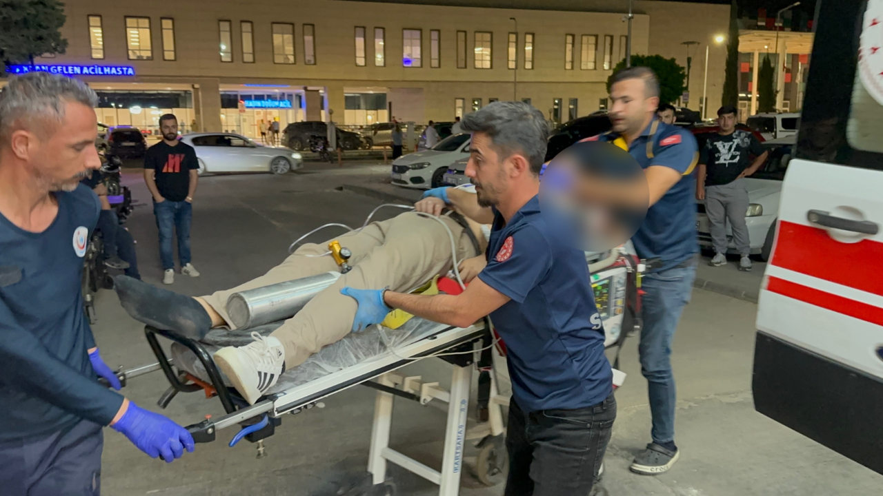 Adıyaman'da motosiklet bariyerlere çarptı: 1 ağır yaralı