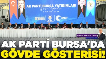 AK Parti Bursa’da gövde gösterisi yapıp mesaj verdi: Sahadayız, çekilmedik!
