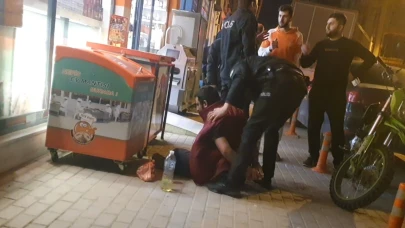 Bursa'da bakkalı kundaklamaya çalışan genci polisler yakaladı