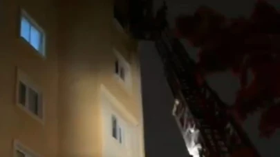 Malatya'da apartman yangını! Hamile kadın ve eşi...