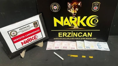 Erzincan’da uyuşturucu taciri tutuklandı