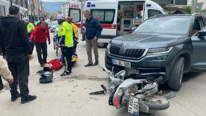 Bolu'da cip ile motosiklet çarpıştı: 1 yaralı