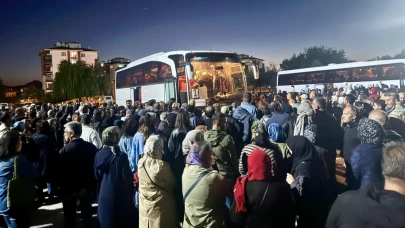 Hacı adayları kutsal topraklara uğurlandı