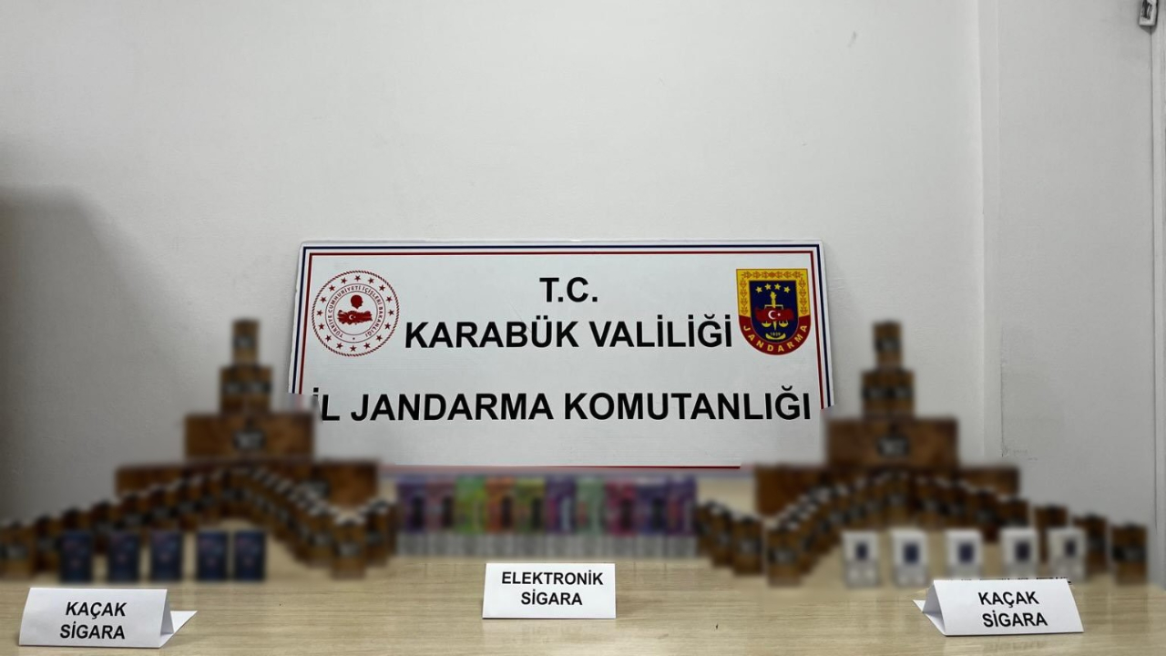 Karabük'te kaçak sigara operasyonu