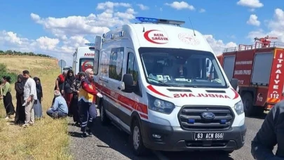 Halfeti’de patpat şarampole devrildi! 1 ölü 1 yaralı