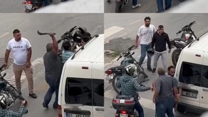 Mersin’de trafikte bıçaklı kavga!