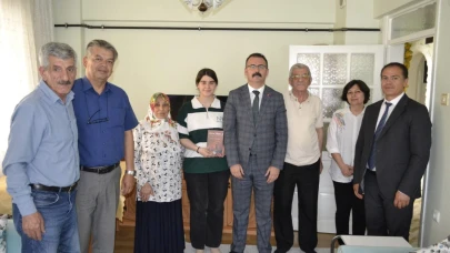 Kaymakam Ateş, öğrencilerin misafiri oldu